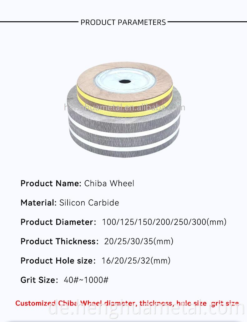 Henghua 2022 Schleifholzindustrie Flap Wheel Chiba Räder